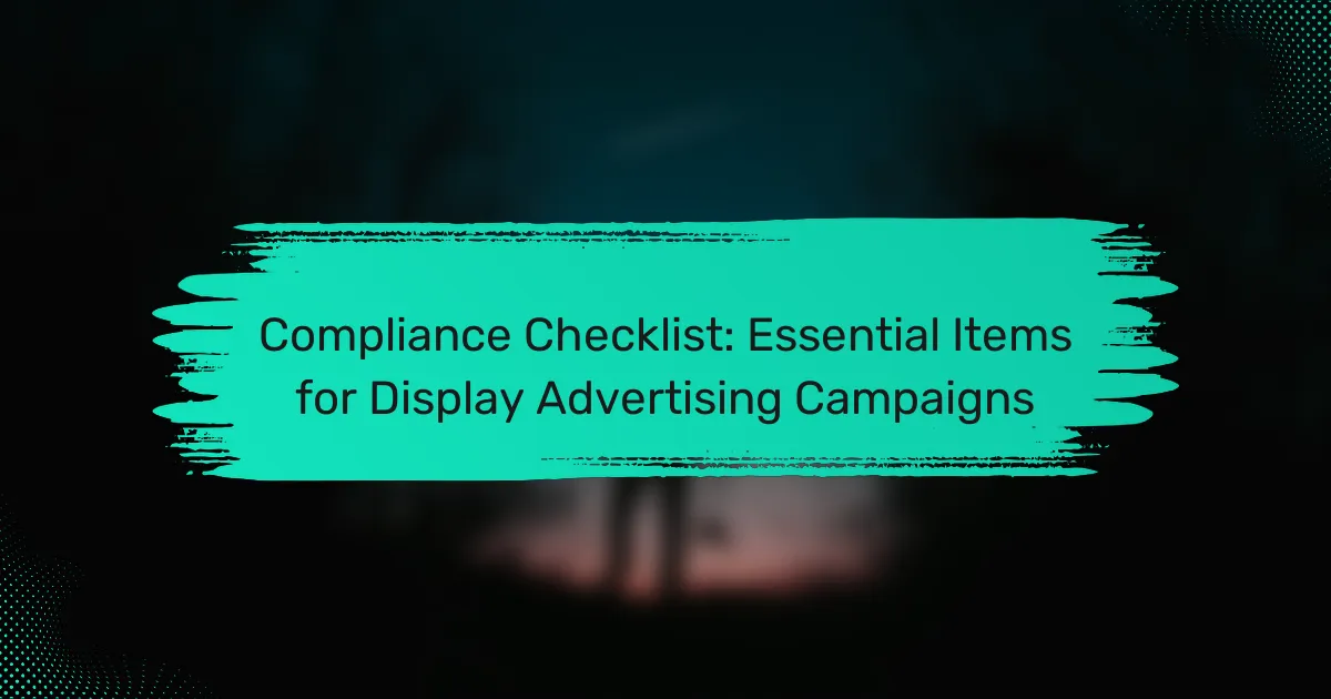 Piekrišanas saraksts: būtiskas lietas displeja reklāmas kampaņām