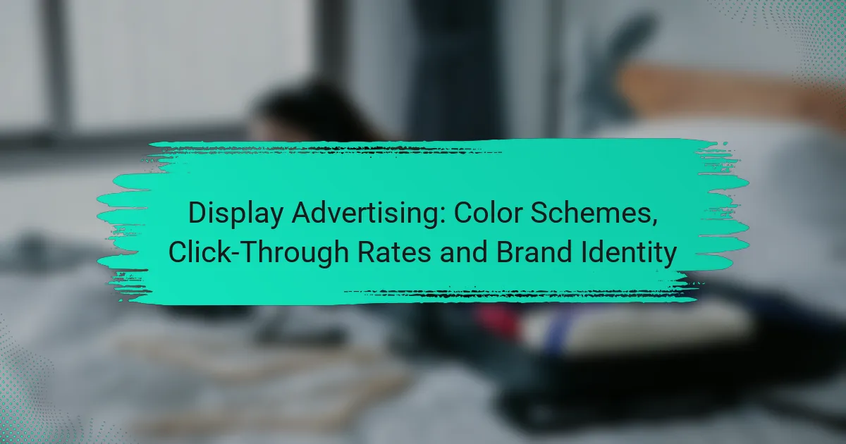 Display reklāma: krāsu shēmas, klikšķu caurskatāmības rādītāji un zīmola identitāte