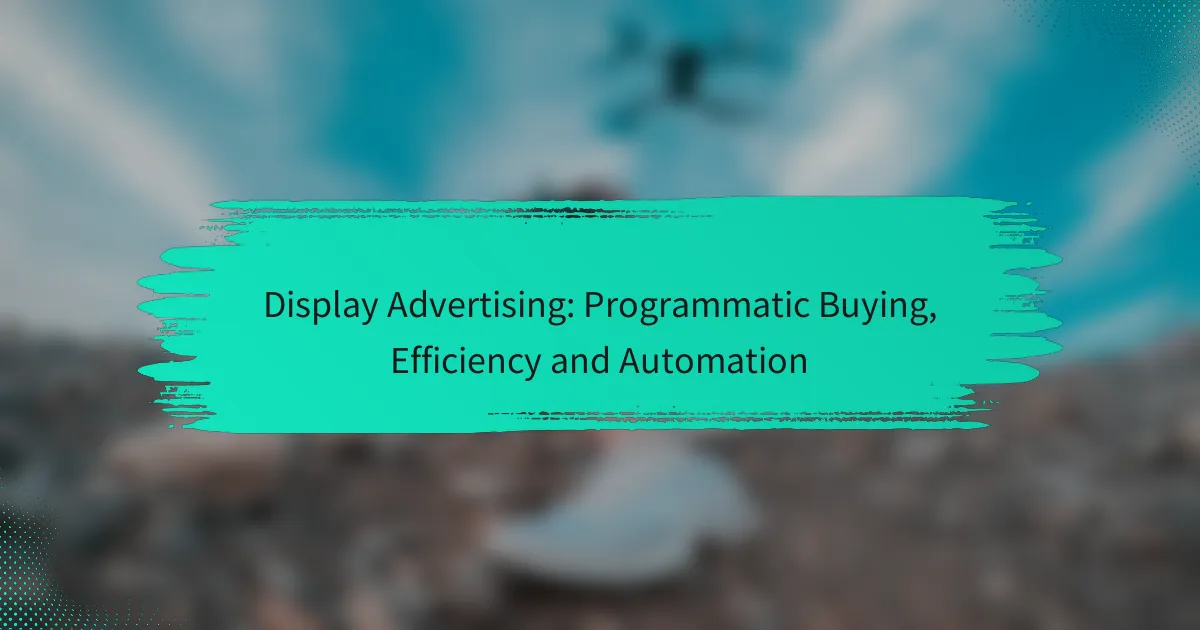 Display reklāma: programmatiskā pirkšana, efektivitāte un automatizācija