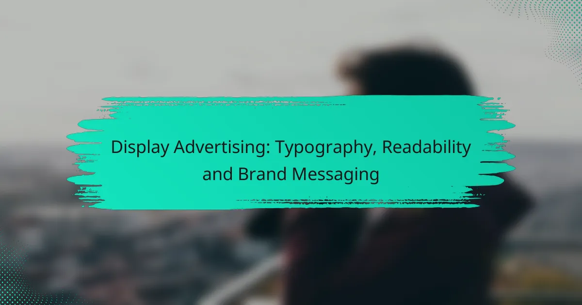 Display reklāma: tipogrāfija, salasāmība un zīmola vēstījums