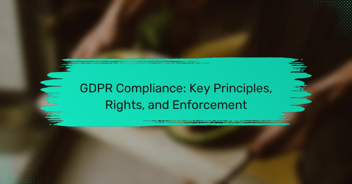 GDPR Atbilstība: Galvenie principi, tiesības un izpilde