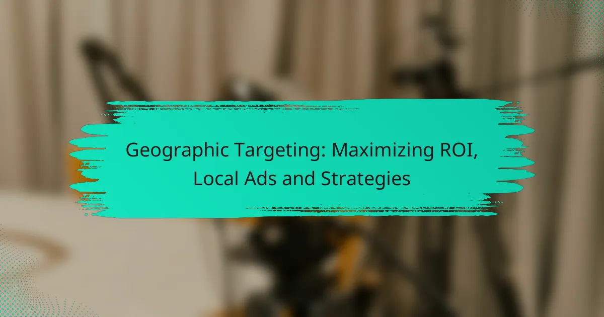 Ģeogrāfiskā mērķtiecība: Maksimizē ROI, Vietējie reklāmas un stratēģijas